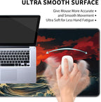 Japanese Sea Wave Large Mouse Pad, Gaming Keyboard Desk Pad, Extended Mouse Mat - Image 5