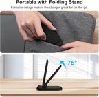 Wireless Fast Charger Stand Foldable Samsung Wireless Charger Fast Charging - Image 5