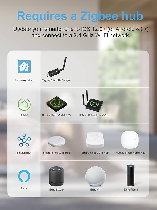 EIGHTREE Zigbee Smart Plug 15A, Energy Monitoring,   Required - Image 3