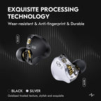 In Ear Earbuds Wired IEM Headphone, CCZ DC02 Dual Magnetic Circuit DD HIFI - Image 3