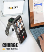 3 in 1 Wireless Charging Station, Magnetic Foldable Wireless Charger, Fast - Image 4