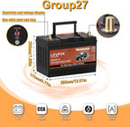 High Performance G27 12V 80AH Lithium Car Start-Stop Battery - Image 4