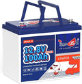 12V 100Ah Group24 Mini LiFePO4 Battery, Grade A Battery Cells, Drop-in by Timeusb
