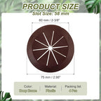 PATIKIL Desk Grommet 2-3/8", Deep Brown - Image 2