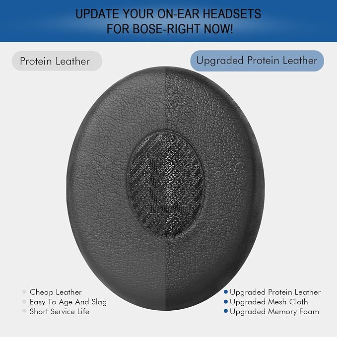Ear Pads Replacement for Bose On-Ear 2 Headphones, GVOEARS Ear Cushion Pad for - Image 3
