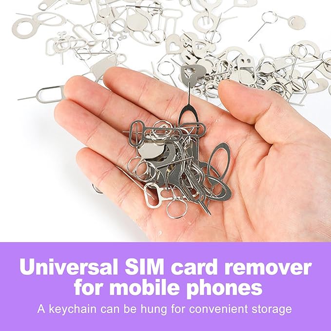 16 Pack SIM Card Ejector Tool Kit, Phone Tray Opener Pin - Image 4