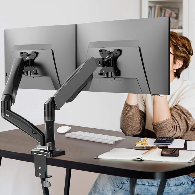 WALI Dual Monitor Mount, Monitor Arms - Image 9