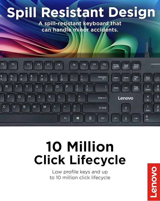 Lenovo 305 Wired USB-C Keyboard - Image 5