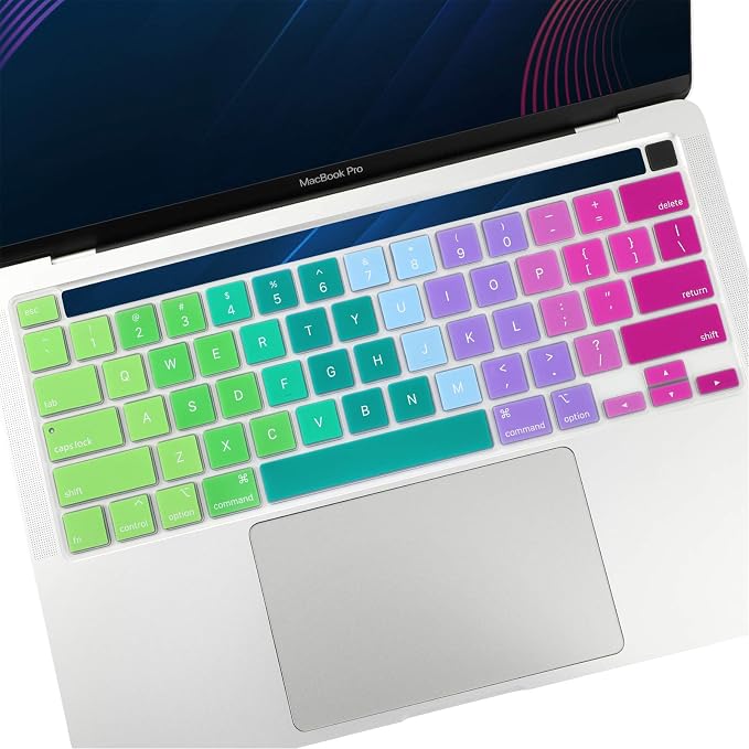 Allinside Keyboard Cover Skin for 2020 MacBook Pro 13 inch A2338 M1 A2251 A2289 by Allinside