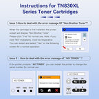 TN830XL TN830 Toner Cartridge Printer Compatible Replacement - Image 2