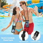2 Pack Waterproof Phone Pouch, IP68 Waterproof Phone Cases Floating Up to 8.5" - Image 6