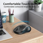 Wireless Mouse Ergonomic, Side Buttons Mouse, 2400 DPI, Silent and Anti Slip - Image 3