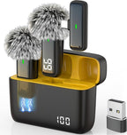 Wireless USB Microphone for PC Laptop iPhone 16/15 Android Phone by NPTCL