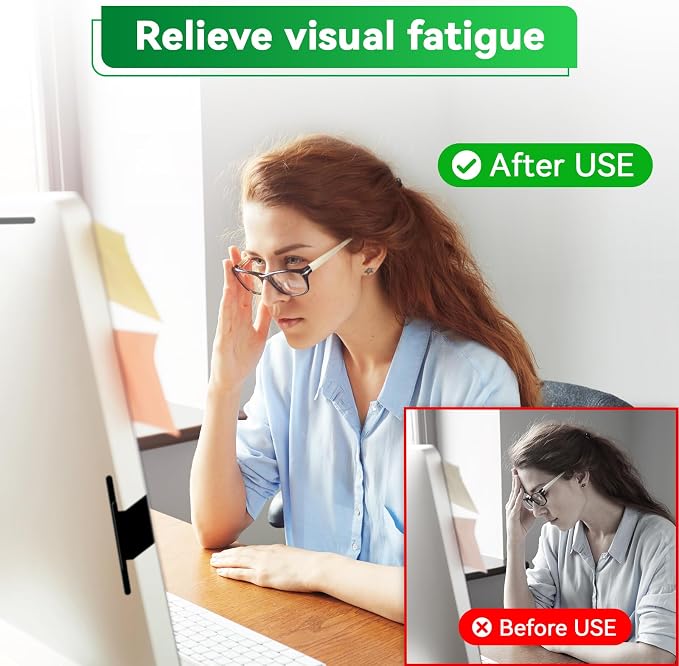 Magnetic 21.5 in Computer Anti Blue Light Screen Protector for16:9 Aspect Ratio - Image 3