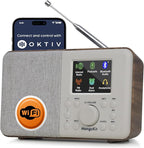 SR10 Bluetooth 5.3, Podcast Player, Portable FM Radio, Mains or AA Battery by MangoKit