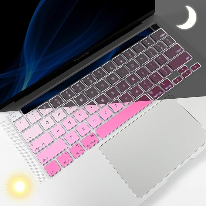 Allinside Keyboard Cover Skin for 2020 MacBook Pro 13 inch A2338 M1 A2251 A2289 - Image 3