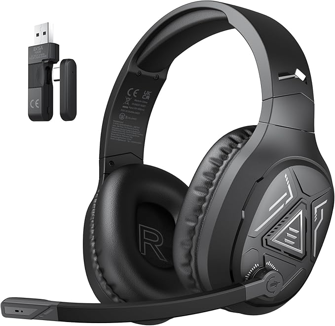 EKSA 2.4GHz Wireless Gaming Headset by EKSA