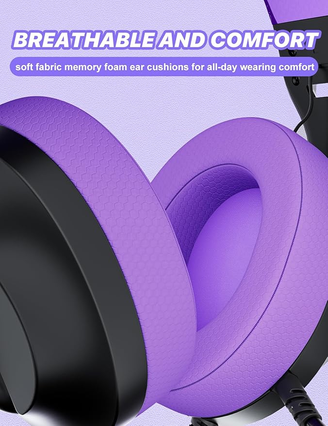 S30 Gaming Headset with Microphone, 198g Lightweight Design, Wired Gaming - Image 5