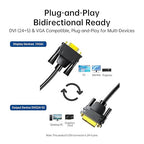 DVI to VGA Cable 6ft/1.8m - Image 7