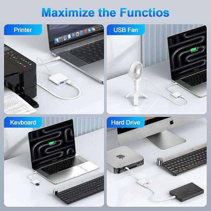 USB C to OTG Cable Charger Adapter - Image 5