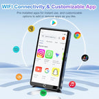 Conrain 80GB mp3 Player with Bluetooth and WiFi, 4.02" Touchscreen Android MP3 - Image 2
