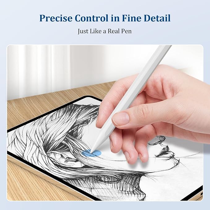 Replacement Tips for Apple Pencil 1st/2nd Gen, No Wear Out Upgraded Apple - Image 4