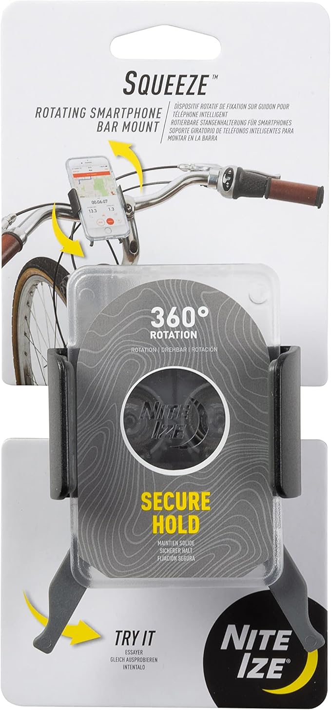Nite Ize Squeeze Rotating Smartphone Bar Mount by NiteIze