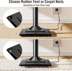ELIVED Universal Speaker Stands Pair Height Adjustable Max 43.3", Surround - Image 5