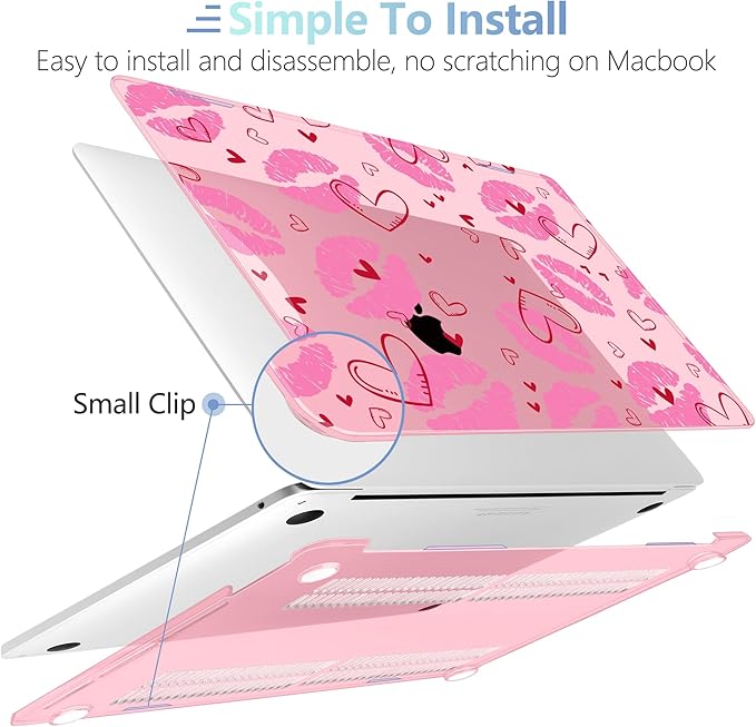 MEEgoodo Case for MacBook Pro 13 inch Case 2022 2021 2020 New A2338 M2/M1 A2251 - Image 4