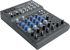 Rockville ROCKMIX 8 Channel Mixer, USB Recording Interface, Compressor - Image 3