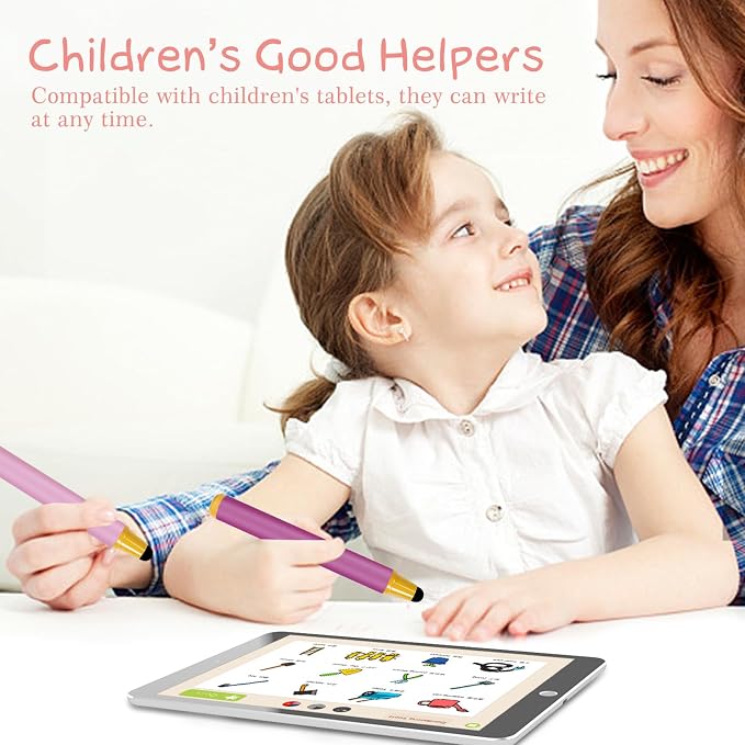 Kid-Friendly Stylus Pens for Touch Screens, Crayon Stylus Pen for iPhone Ipad - Image 6