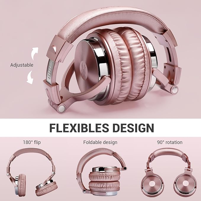 OneOdio Wired Over Ear Headphones Studio Monitor & Mixing DJ Stereo Headsets - Image 7