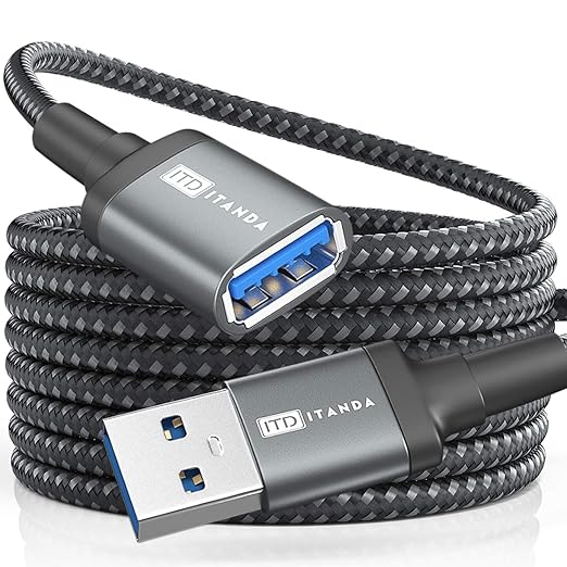 ITD ITANDA 1.5FT USB Extension Cable USB 3.0 Extension Cord Type A Male to by ITDITANDA
