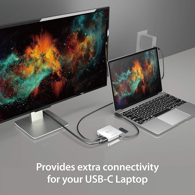 j5create iPad Pro USB C Hub- 6-in-1 Travel Dock - Image 6