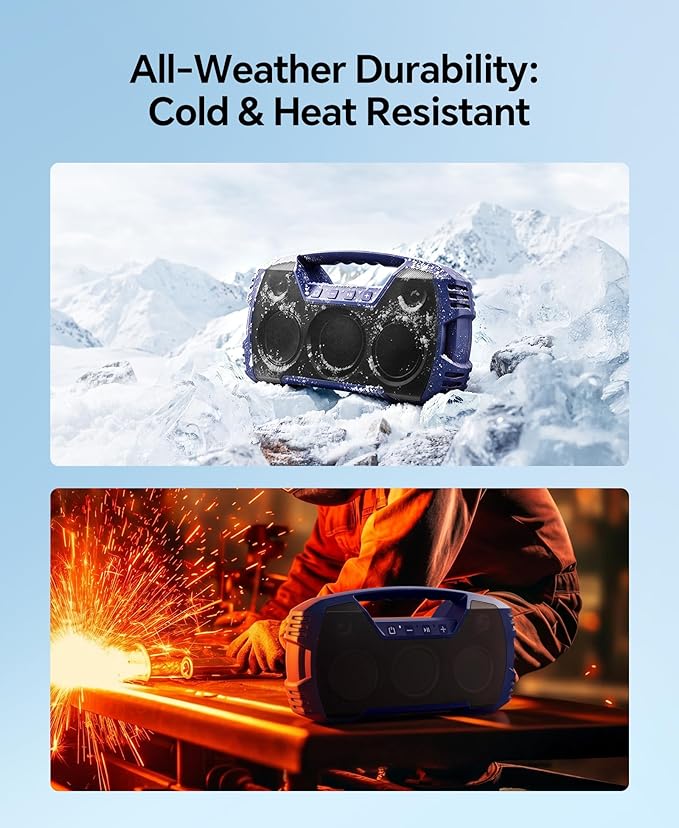 IPX7 Waterproof Outdoor Bluetooth Speaker, 32H Playtime, Floating Design - Image 6