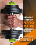 MAXRICH Barbell Clamp 1 inch Multiple Sizes & Adjustable Weight Clips - Image 4