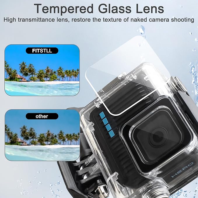 FitStill 196FT/60M Underwater Waterproof Diving Housing Compatible - Image 4