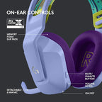 Logitech G733 Lightspeed Wireless Gaming Headset + Litra Beam LX Premium - Image 2