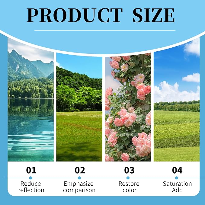 52mm CPL Filter for Phone Camera Clip Kit, Universal Phone Polarizing Filter - Image 3