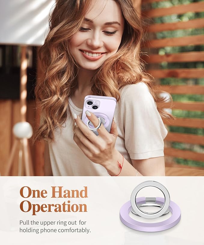 GVIEWIN Magnetic Phone Ring Holder, Compatible - Image 6