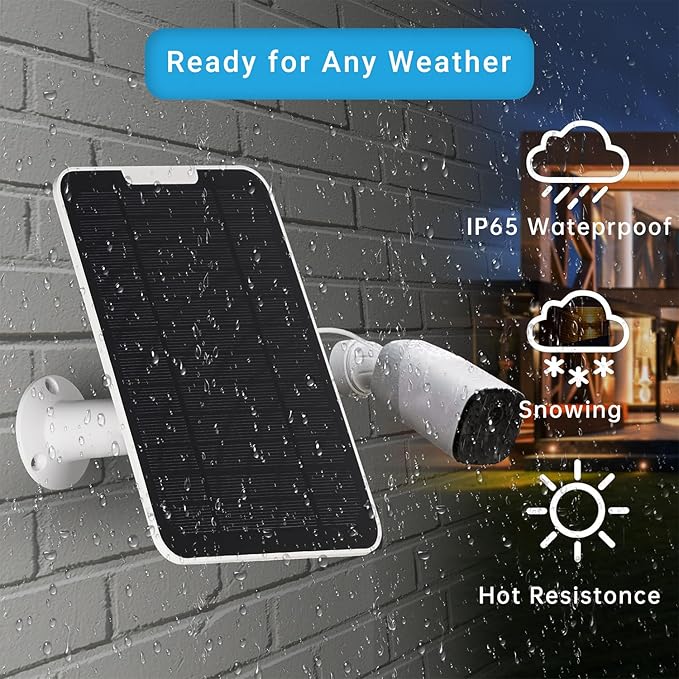 Upgrade 3 Pack 5W Solar Panel Charging Compatible - Image 3
