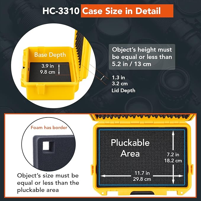 Lykus HC-3310 Waterproof Hard Case - Image 3