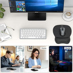 TECKNET Gel Mouse Pad with Wrist Rest, Ergonomic Office Mousepad with Wrist - Image 7