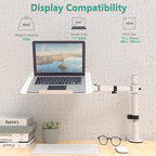 WALI Laptop Mount Arm for Desk, Laptop Tray, Fully Adjustable, - Image 2
