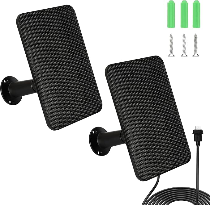 6W Solar Panel Charger for Blink Outdoor/Outdoor/XT XT2 Camera Solar Panel by DaybreakAura