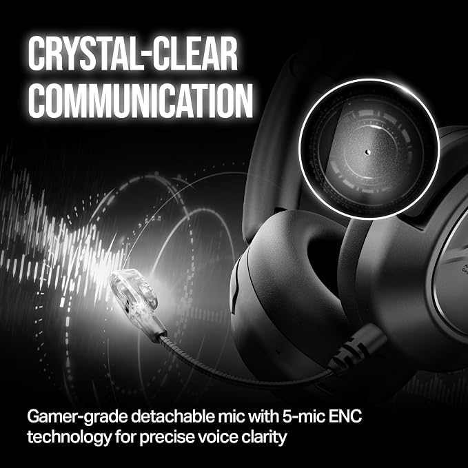 OXS Storm A2 Wireless Gaming Headset, Active Noise Cancellation, Over Ear - Image 6