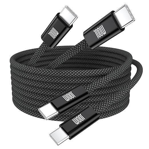 USB-C to USB-C Cable, 100W USB C to C Fast Charging Cable, Braided Type C by Avatcen