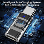 【Apple MFi Certified】Lightning to USB-C Adapter, Stuffcool 4Pack Lightning - Image 2