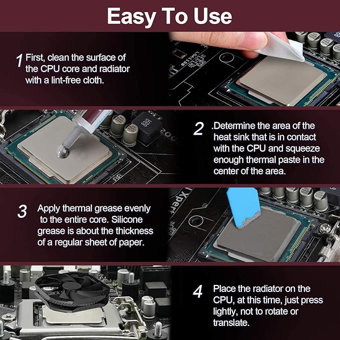 HY-510-100g Thermal Conductivity: >1.93W/m-k CPU Thermal heatsink Paste - Image 6