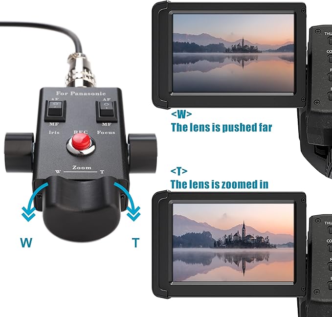 Camcorder Zoom Controller, Remote Control Zoom, and Focus Control + 2.5mm and - Image 3